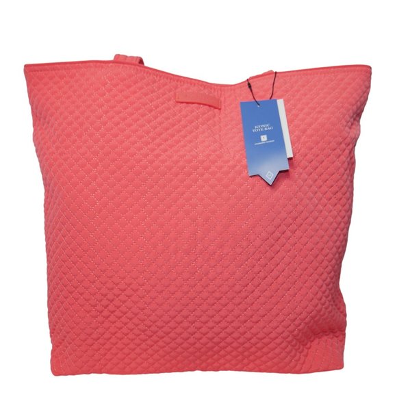 Vera Bradley Iconic Hipster Hobo Tote Shoulder Bag Coral Reef Quilted Large NWT - Picture 2 of 13